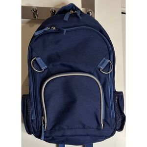 Pottery Barn Kids Mackenzie Backpack Navy Blue Recycled‎ Polyester School Bag